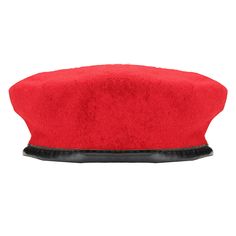 Mens Army Combat Military Beret Cap Hat Black Red Green Blue Sand Wool S-XL New