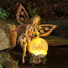 12 Fascinating Novelty Solar Lights Images Path Large Fairy Figurine Solar Light World Of