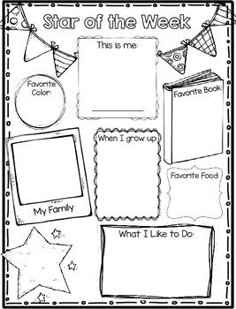 59 best star of the week images star of the week student star of the week template