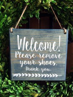 Please Remove Shoes Sign No Door Signs Please Remove Shoes Sign No Door Signs 7x8 Hanger Front Welcome