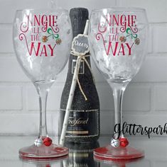 Wine Gifts Christmas gifts: wine glasses filled with candy Wine Gifts Christmas gifts: wine glasses filled with candy
