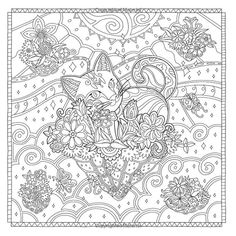 Adult Coloring Pages Books Colouring Secret Places Andy Warhol Zentangles Doodles Print
