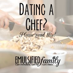 dating a chef blog