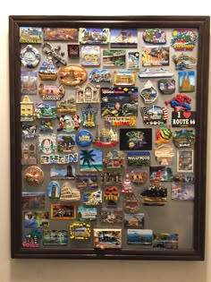 Alternative To Fridge Magnets Souvenir Magnet Display Board Home Diy Magnet Board