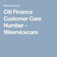 citibank customer care number