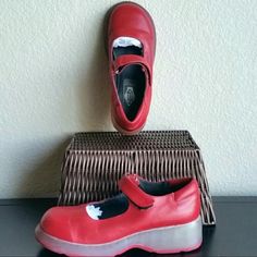 14.5 INCH DOLL Red Glitter Mary Janes