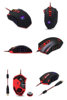 sakd Wired Mouse Programmable Optical Gaming Mice RGB Lighting Define the Game USB Wired Mice 6400DPI Adjustable for Computer PC Laptop Gamer