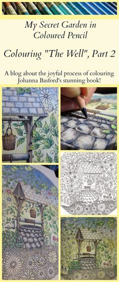 Passion For Pencils My Secret Garden Colouring Book The Well Part 2