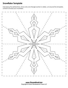 snowflake designs templates
