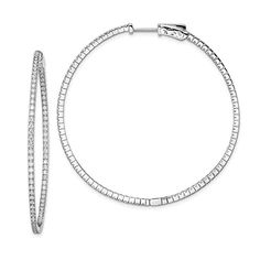 3mm Polished 14k White Gold Triangular Hoop Earrings 20mm 3 4 Inch 3mm Polished 14k White Gold Triangular Hoop Earrings 20mm 3 4 Inch Review Pinterest