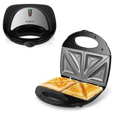 750 Watt Sandwitchmaker Antihaft-beschichteter Sandwich-Toaster f/ür 4 Portionen Rosenstein /& S/öhne Sandwichtoaster