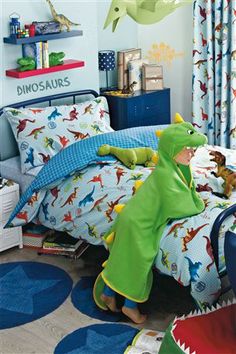 Dinosaurs Bed Linen Set Kids Bedroom For The Home Dinosaur Bed Set From The Next Uk Online