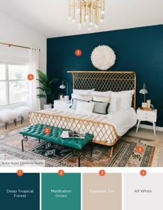 20 Dreamy Bedroom Color Schemes | Shutterfly Bath, Master Bedroom Color Schemes, Master Bedroom Colors