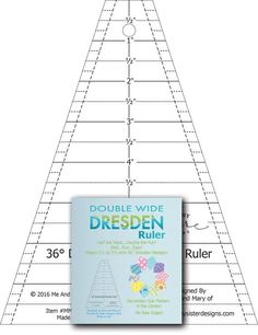 30 Degree Squedge Squared Wedges Acrylic Template Ruler Fabric Bonus Pattern