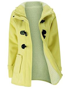 Pandapang Womens Plaid Pocket Fleece Hoodid Classic Wool Blend Coat Jacket