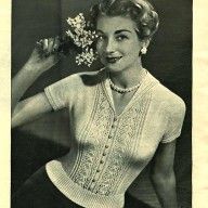 1950s and 1960s; one 1980s Native American pattern Cree 12 vintage knitting patterns for children and adults