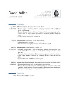 8 Best Ideas For Making A Resume Webpage Images Sample Resume Cv