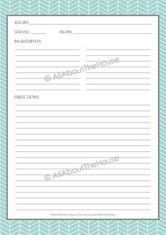 570 best printable recipe cards images on pinterest in 2018 free