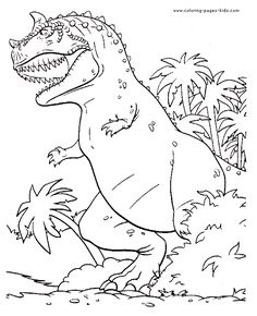 Free Dinosaur Coloring Pages