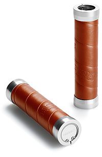 PAAR LEDER LENKERGRIFFE BRAUN FAHRRAD GRIFFE LEDERGRIFFE FIXIE KOMFORT OLDTIMER