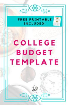 198 best printables for college organizational budget art decor
