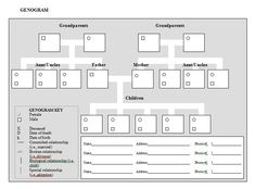 genogram key