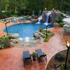 Pools With Slides And Waterfalls Backyard the grotto below, waterfall & slide above | ecstasy models Pools With Slides And Waterfalls Backyard the grotto below, waterfall & slide above | ecstasy models