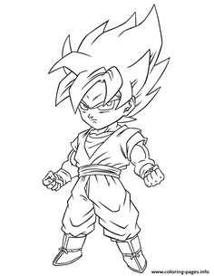 Dragon Ball Z Super Saiyan Free Coloring Page Pages Printable And Book To Print For Find More Online Kids