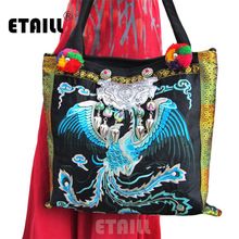 Hmong Tribal Ethnic National Rucksack Embroidery Dragon Hippie Backpack Bag B