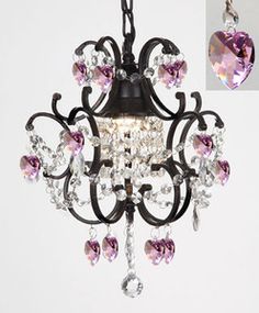 39 Best Pink Chandeliers Images Transitional Black And Pink Chandelier Versailles Crystal Chandeliers Wrought Iron Pendant