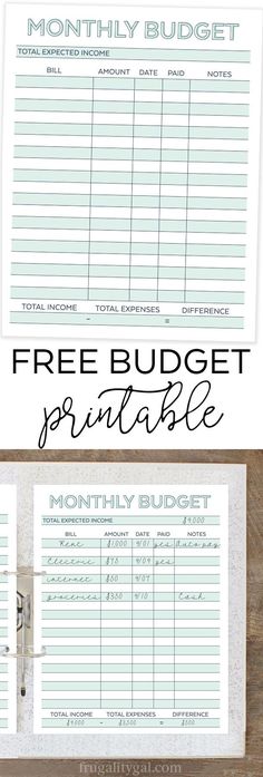 Monthly Budget Template Printable #budgetcalendar #budgetplanner - How To Make A Household Budget Spreadsheet Monthly Budget Template Printable #budgetcalendar #budgetplanner - How To Make A Household Budget Spreadsheet