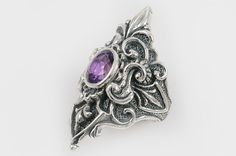 Mermaid Colorful Unique Oxidized Sterling Silver Ring LR-106