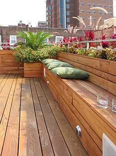 127 Best Deck Benches Images Gardens Balcony Backyard Patio Jibe Design Contemporary Landscape And Garden Bench With Storage Seat