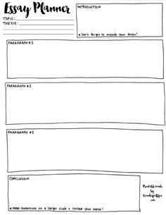 essay planner