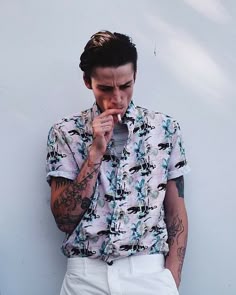 #AshStymest for @revolveman Wearing @gitmanvintage Black Panther Button Up ❤ #AshStymest for @revolveman Wearing @gitmanvintage Black Panther Button Up ❤