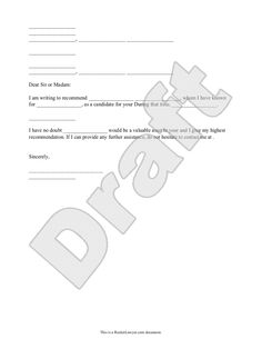 reference letter for a friend for a job