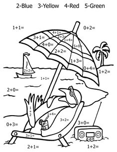 Free Color By Numbers Worksheets Printable