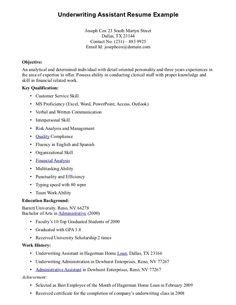 underwriter job description