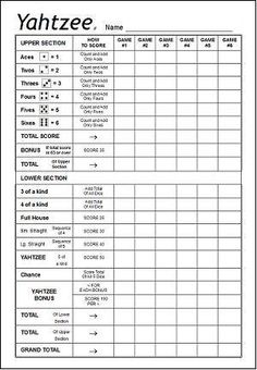 Accomplished image with yahtzee score sheets printable Ridiculous image with yahtzee score sheets printable