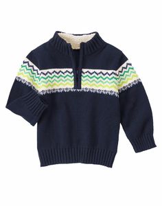 NWT Gymboree Boys Long Sleeve Sweater Navy Pullover Size 10-12