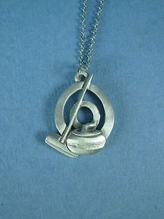 Pewter Curling Stone Ideal Presentation Gift Can Be Engraved