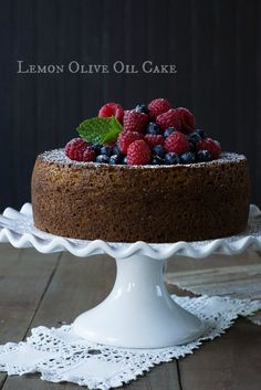 Lemon Olive Oil Cake With Amaretto Drizzle Lemon Olive Oil Cake With Amaretto Drizzle