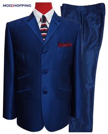 Two Tone Suit Golden Blue Two Tone Tonic Suit 60s Fashion Mods Mens Suits Suits Mod Suits