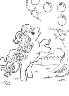 My Little Pony And Apple Tree Coloring Page Are You Looking For MY LITTLE PONY Pages Hellokids Has Selected This Lovely