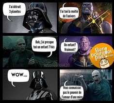 Qui est le plus méchant entre Darth Vador, Thanos et Voldemort? | Blag…