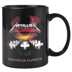 I metallica-Master of Puppets tracce-Uomo Nero Pullover Con Cappuccio