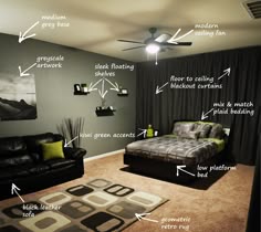 Young Male Bedroom Ideas Design In Modern Bachelor S Bedroom Callout This Denizen Design Clie Flickr