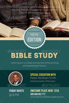 bible study church flyer bible and churches bible class flyer