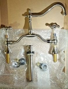 Monroe Bridge Bathroom Faucet Cross Handles Beachbaths Elnora Bridge Lavatory Faucet With Cross Handles