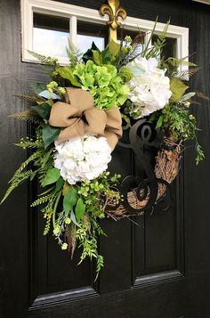 Make One Wreath For All Seasons Front Doors Wreaths And Storage Summer Wreaths For Front Door Burlap By Fleursdelavie